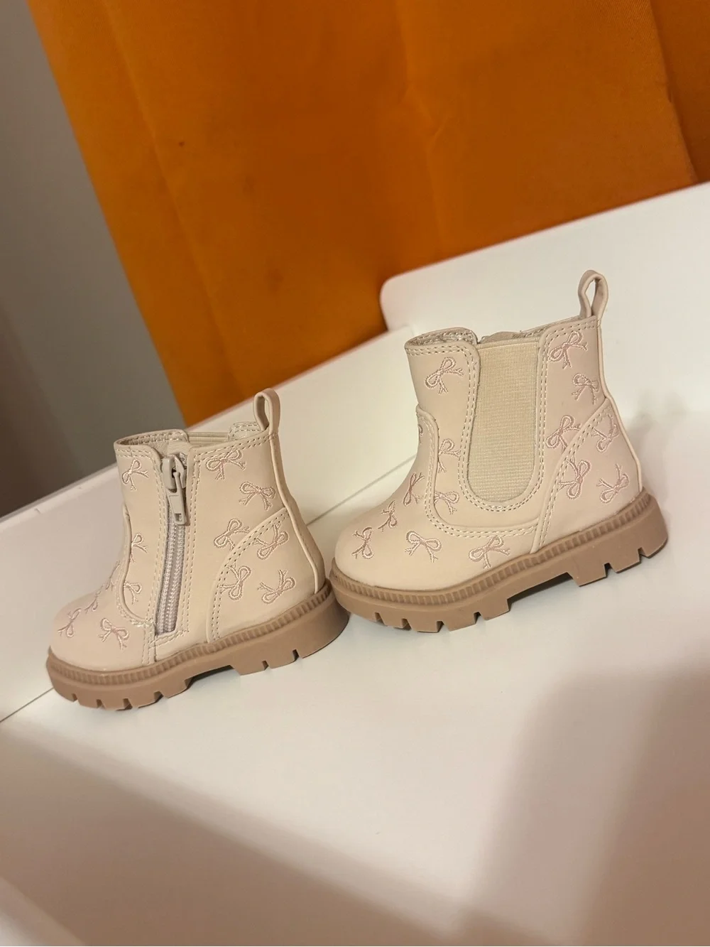 Wonder Nation Toddler Girl Bow Boots